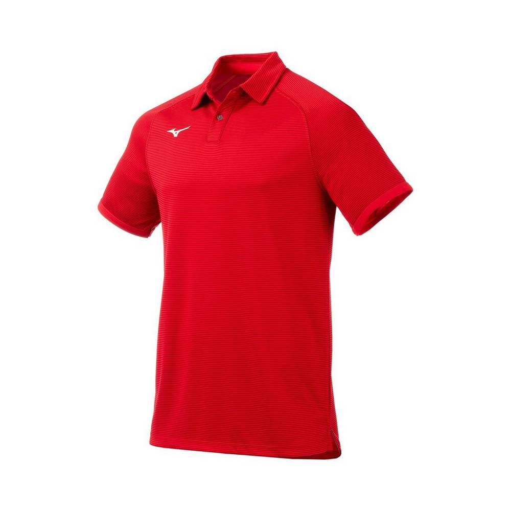 Polo Mizuno Scout Hombre Rojas Outlet SNHB-65103